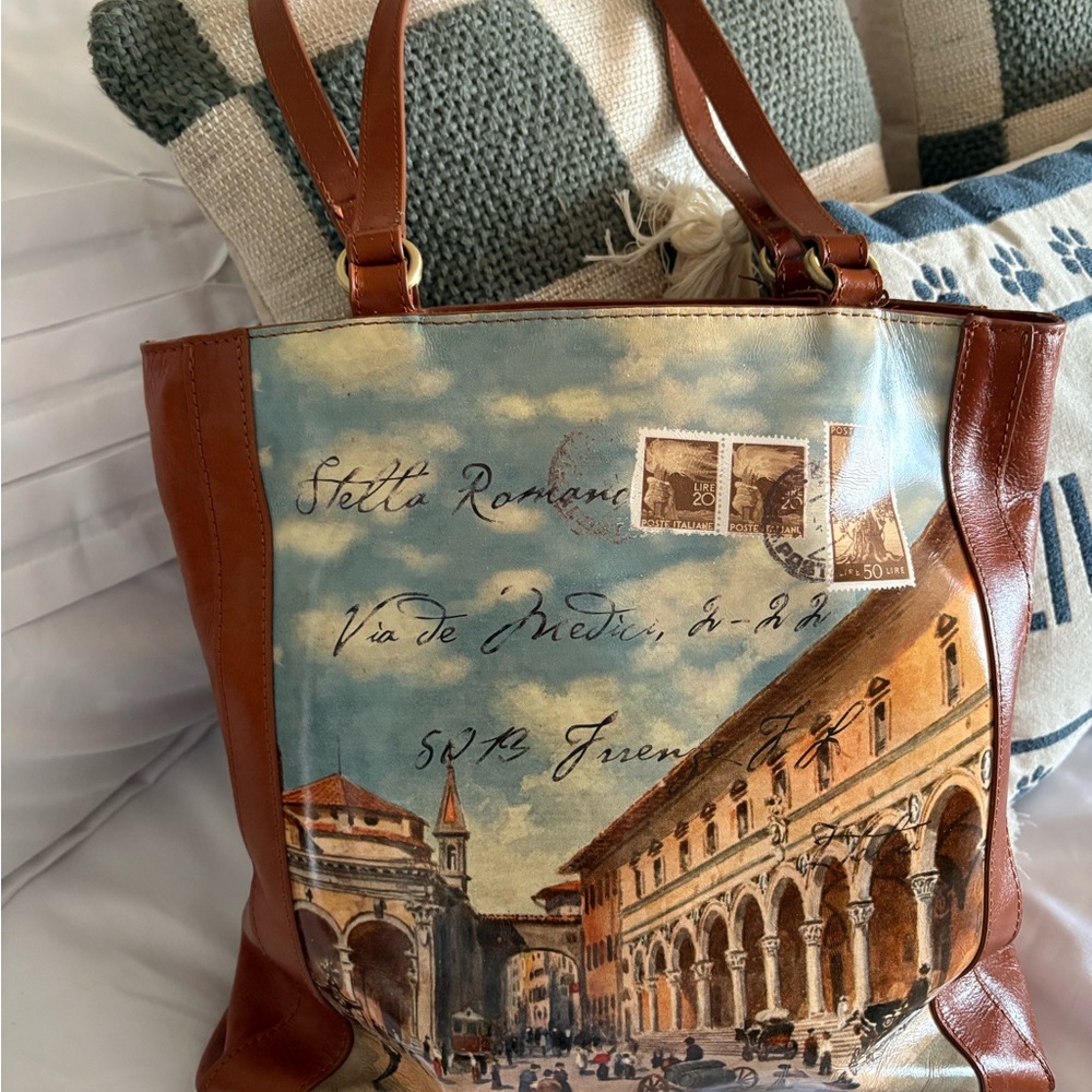Patricia Nash Multicolor Cityscape Tote